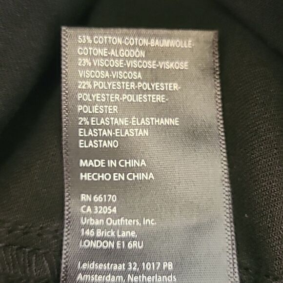 We The Free Venice Beach Flare Stretch Pants Jeans Black Size 31 - Picture 14 of 16